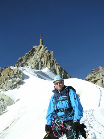 Aiguille du midi avant Arête des Cosmiques